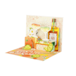 Cocktail Musical Birthday Pop-Up Card - Image 4