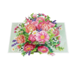 Pink Peony Pop-up Card - Image 5