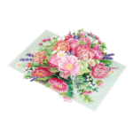 Pink Peony Pop-up Card - Image 6
