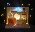 Cocktail Musical Birthday Pop-Up Card - Image 7