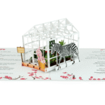 Custom 3D Pop Up Event Invitation Card – Luxury Floral Design for VIP Events