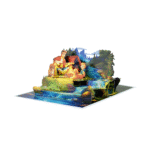 nature themed pop-up card