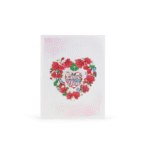 Love Rose Heart Pop-Up Card - Image 3