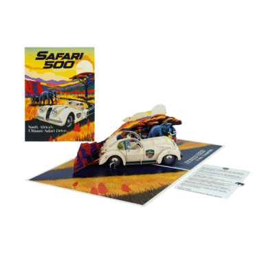 custom pop up card safari 500 event invitation