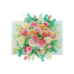 3D floral greeting card