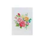 Blooming Roses Pop-Up Card - Image 6