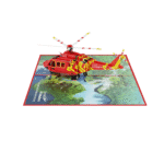 corporate branded pop up card example