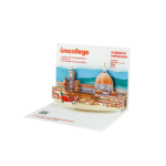 custom 3D promotional pop up card education campaign