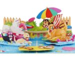 Dog Pool Party Pop-Up Card