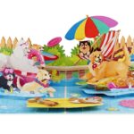 Dog Pool Party Pop-Up Card