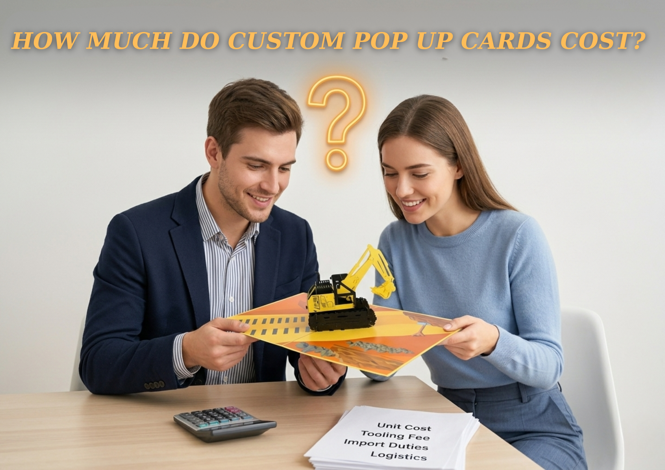 How much do custom pop up cards cost