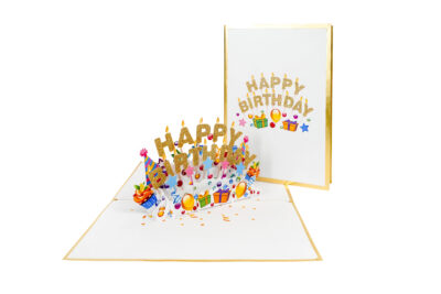 premium handmade pop up greeting card