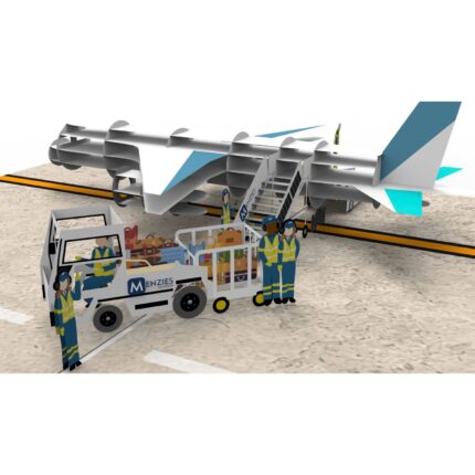 airport ground service pop up card