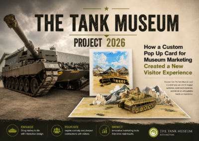 The Tank Museum Project: How a Custom Pop Up Card for Museum Marketing Created a New Visitor Experience