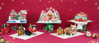 Christmas pop up card collection