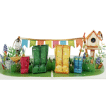 Family Wellington Boots Pop-Up Card