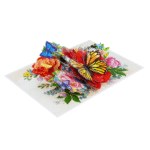 Peonies with Butterflies Pop-Up Card - Image 6