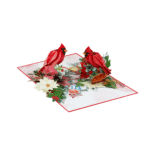 Cardinal Christmas Pop Up Card - Image 3