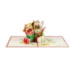 Dogs in Gift Box Pop-Up Card - Image 6