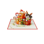 Cats in Gift Box Pop-Up Card - Image 5