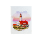 Custom Landmark Pop Up Card Oregon Coast Lighthouse Design - Image 3