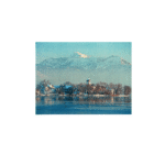 Custom Landmark Pop Up Card Inspired by Chiemsee and the Alps - Image 5