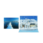 Custom Landmark Pop Up Card Inspired by Chiemsee and the Alps - Image 2