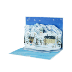Custom Landmark Pop Up Card Inspired by Chiemsee and the Alps - Image 4