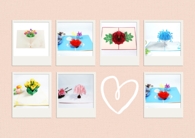 Simple pop up cards with clear focal designs for everyday retail greeting card collections