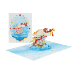 Christmas Angel Pop Up Card - Image 2