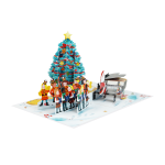 Christmas Choir Pop Up Card - Image 5