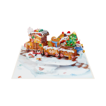 Gingerbread Train Pop Up Card - Image 5
