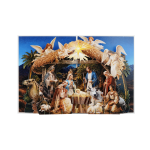 Holy Night Nativity Pop Up Card - Image 4