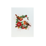 Christmas Double Robins Pop Up Card - Image 4