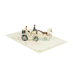 Wedding Carriage Pop Up Card – Just Married Version - Image 5